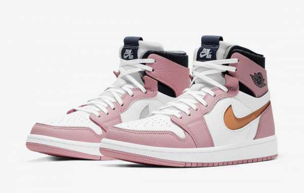 Newness 2020 Air Jordan 1 Zoom Comfort “Pink Glaze” Basketball Shoes CT0979-601