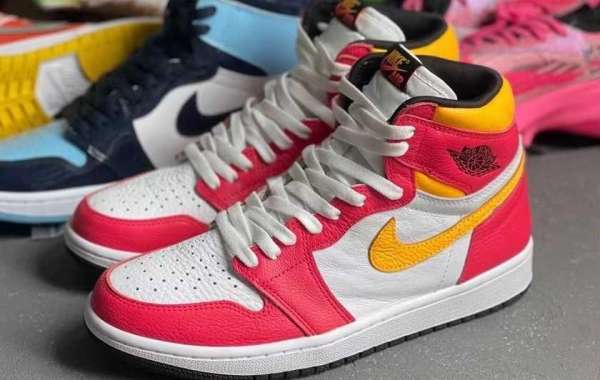 Air Jordan 1 High OG“Light Fusion Red” 555088-603 Will Be On Sale In June This Year!