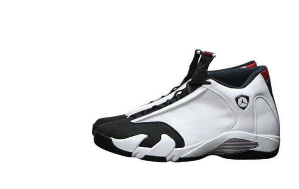 Cheap Sale Air Jordan 14 Retro "Black Toe" Basketball Shoes