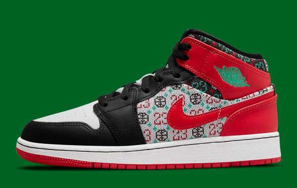 Air Jordan 1 Mid GS "Ugly Christmas Sweater" will be released on November 30th