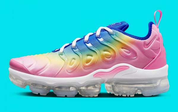 Nike Air VaporMax Plus "Rainbow" Multi-Color FJ4550-606 This color scheme is so cute!