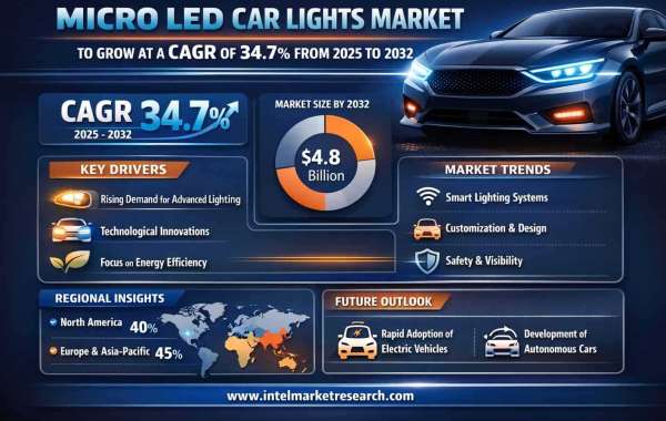 Micro LED Car Lights Market to Grow at a CAGR of 34.7% from 2025 to 2032 – Key Players to Watch